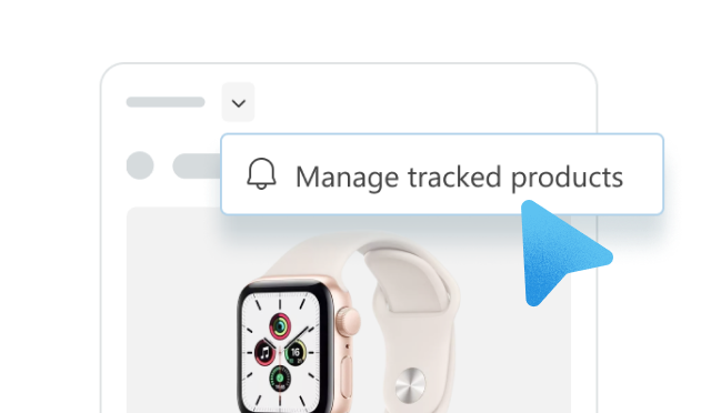 Price drop notification preview
